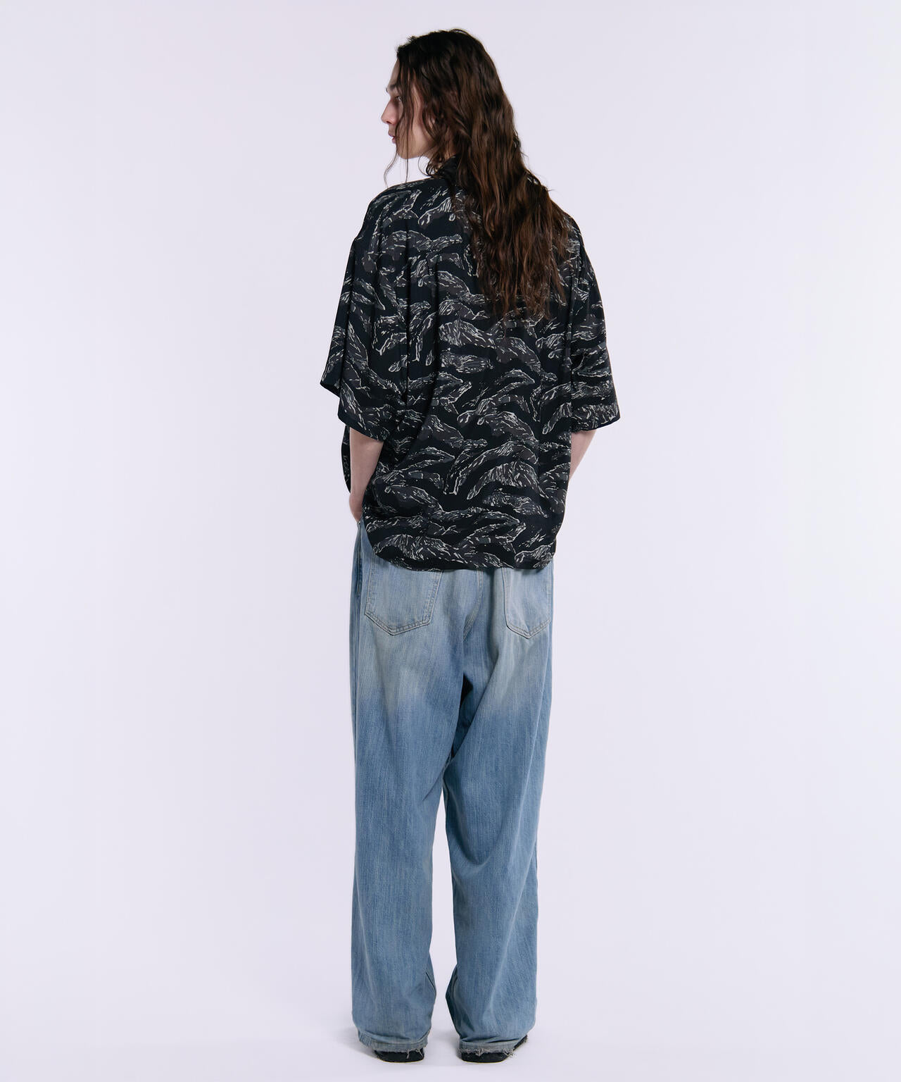 SS CAMO RELAXED CAMP SHIRT