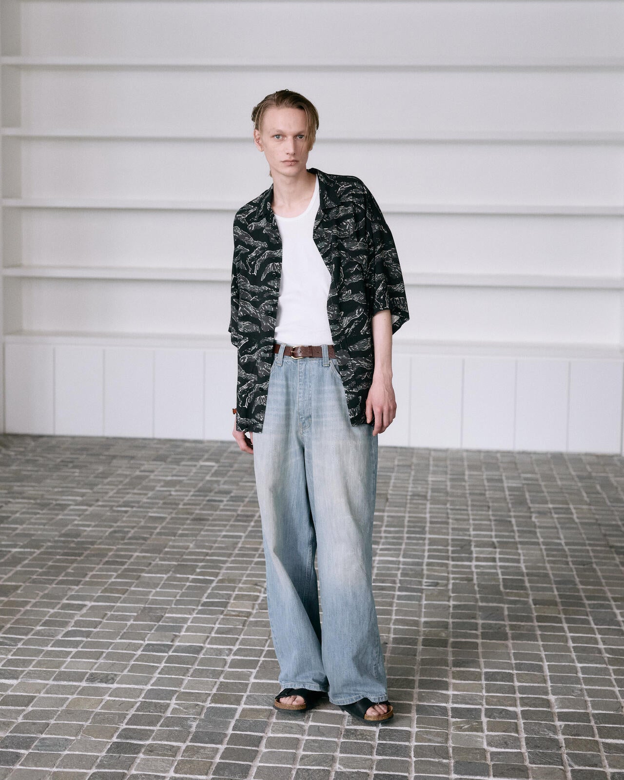 SS CAMO RELAXED CAMP SHIRT