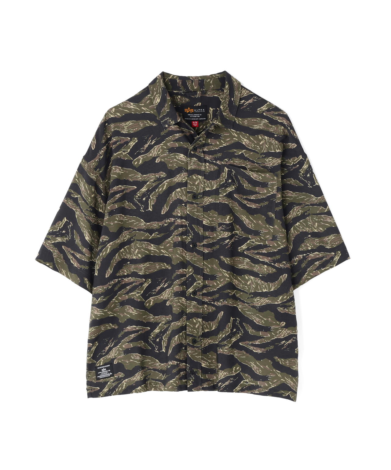 SS CAMO RELAXED CAMP SHIRT