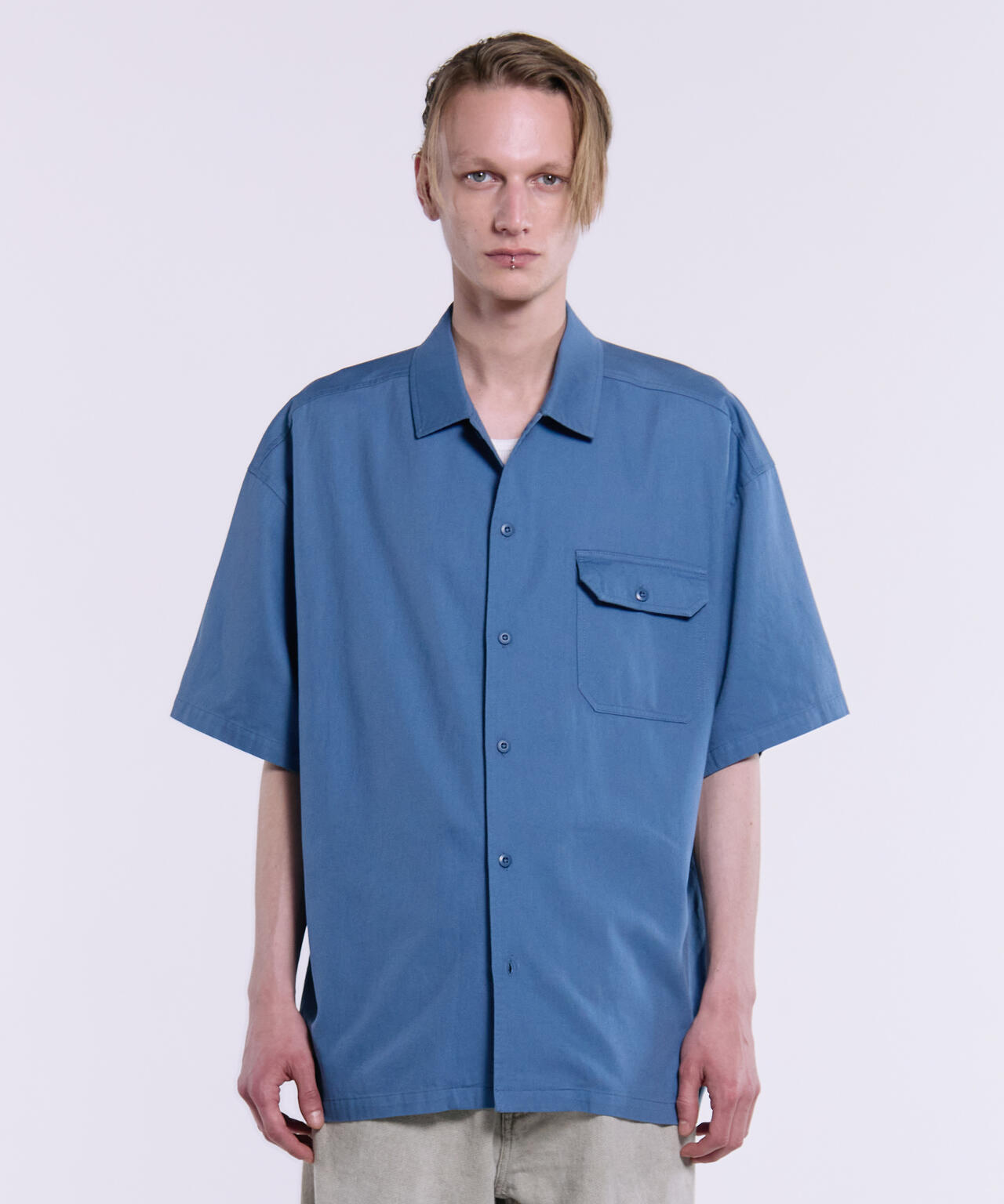 SS RELAXED ONE POCKET SHIRT