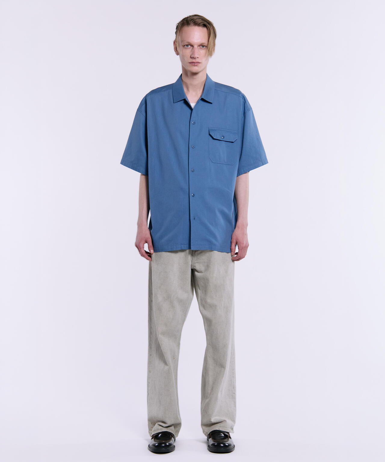 SS RELAXED ONE POCKET SHIRT
