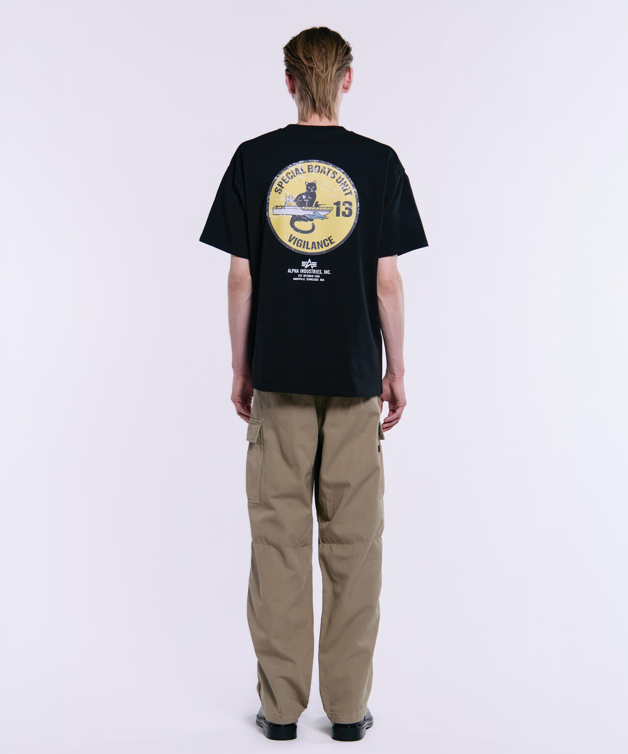 CAT EMBLEM T‐SHIRT