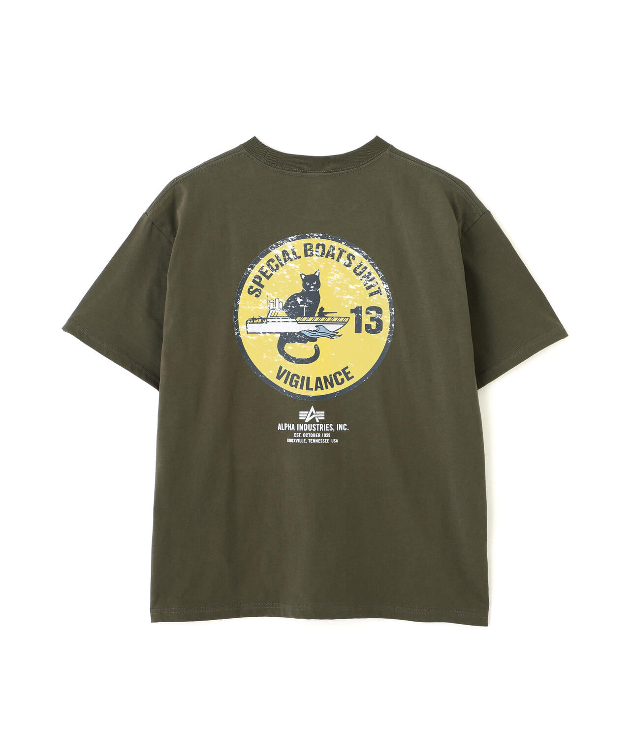 CAT EMBLEM T‐SHIRT