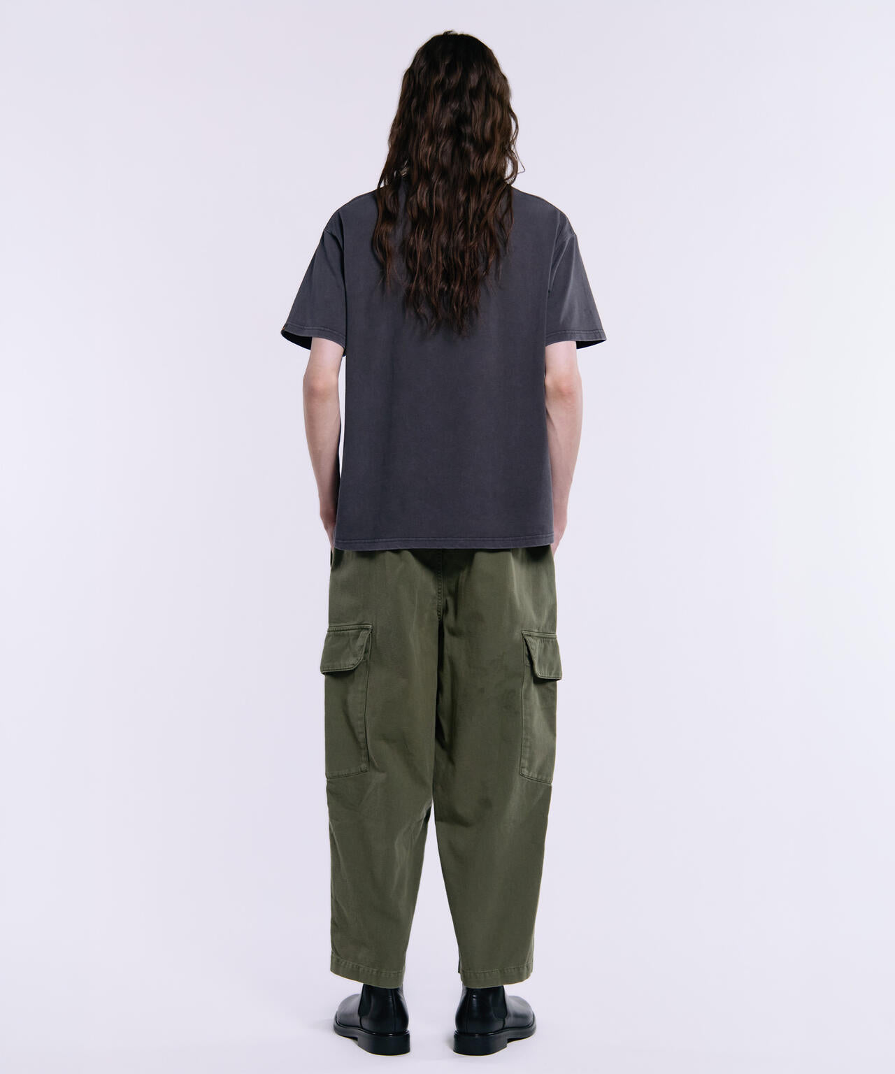 MILITARY EMBLEM PATCH T‐SHIRT