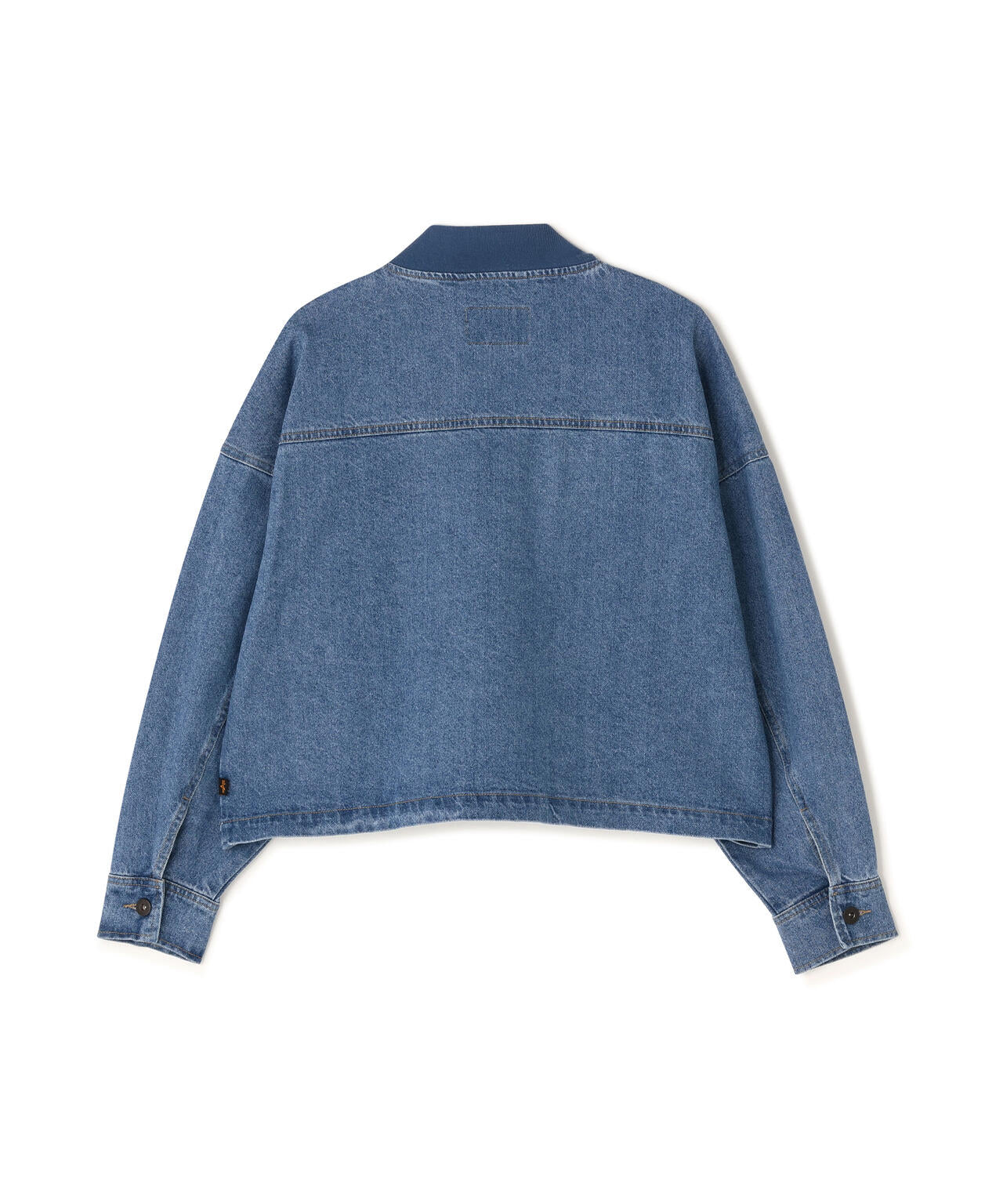 WOMENS DENIM RELAXED FLIGHT JACKET