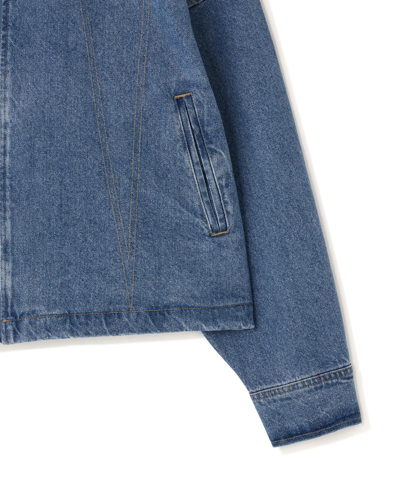 WOMENS DENIM RELAXED FLIGHT JACKET