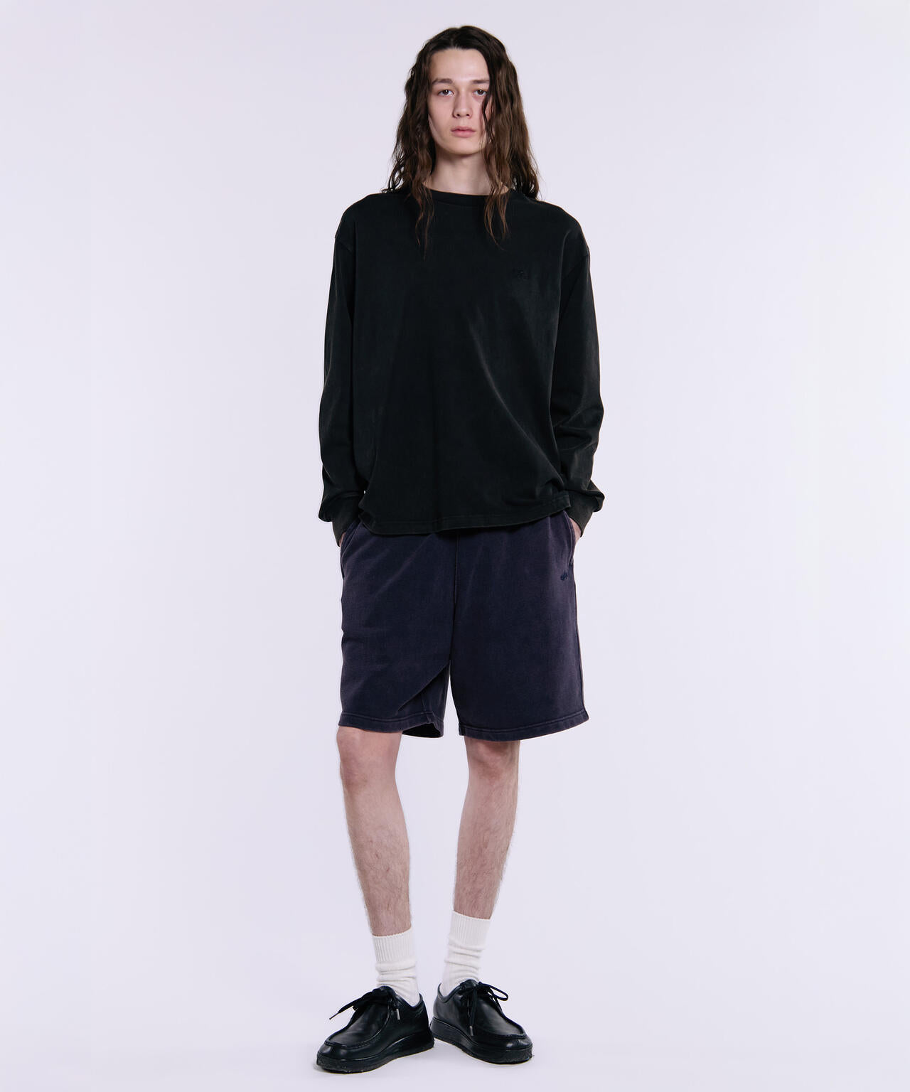 SNOW WASH SWEAT SHORTS