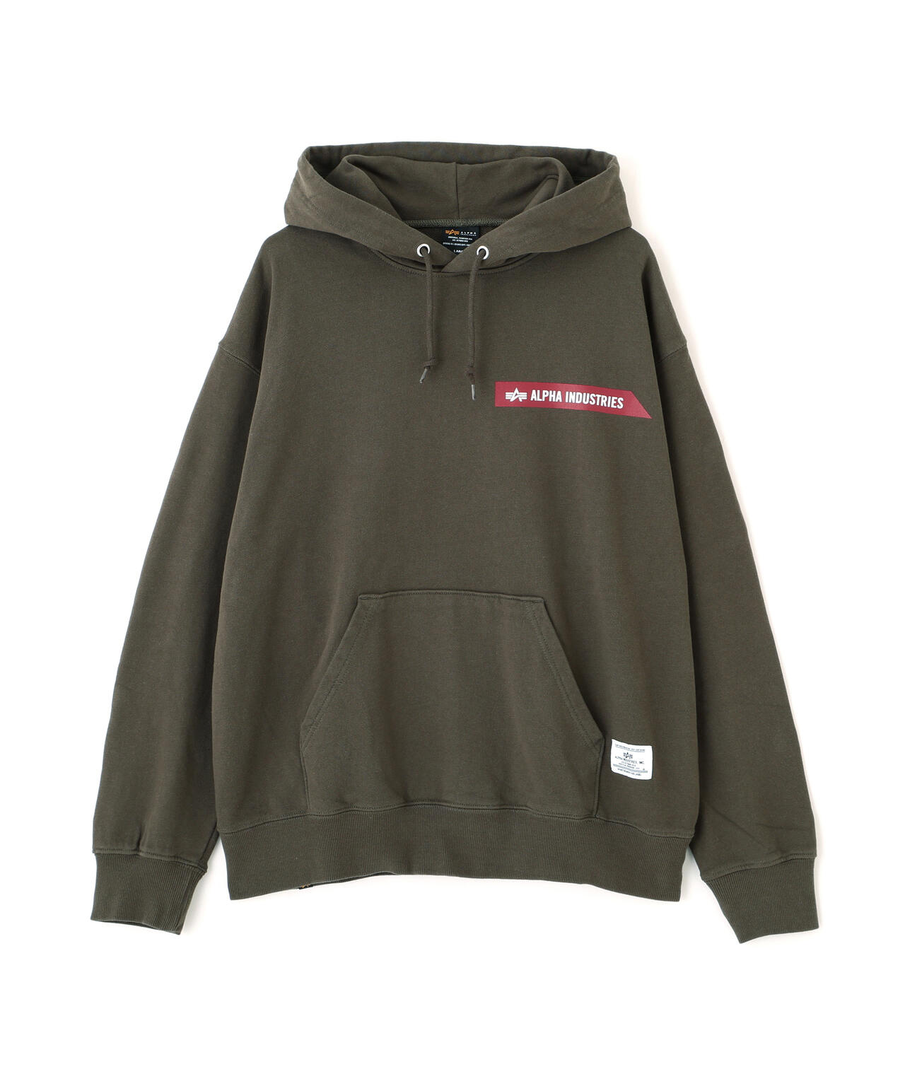 ALPHA RED RIBBON HOODIE