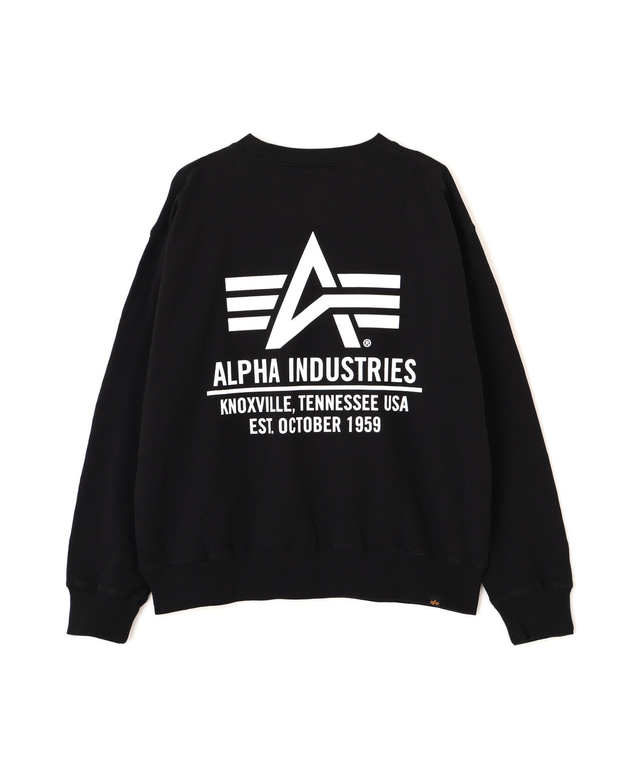 ALPHA RED RIBBON CREW SWEAT