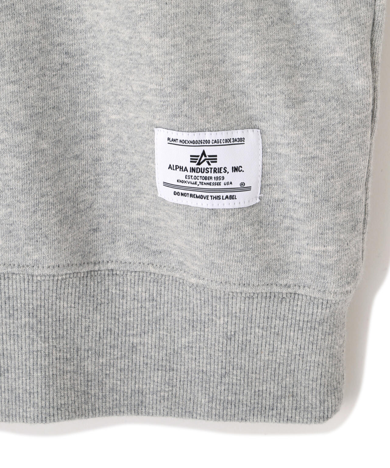 ALPHA RED RIBBON CREW SWEAT
