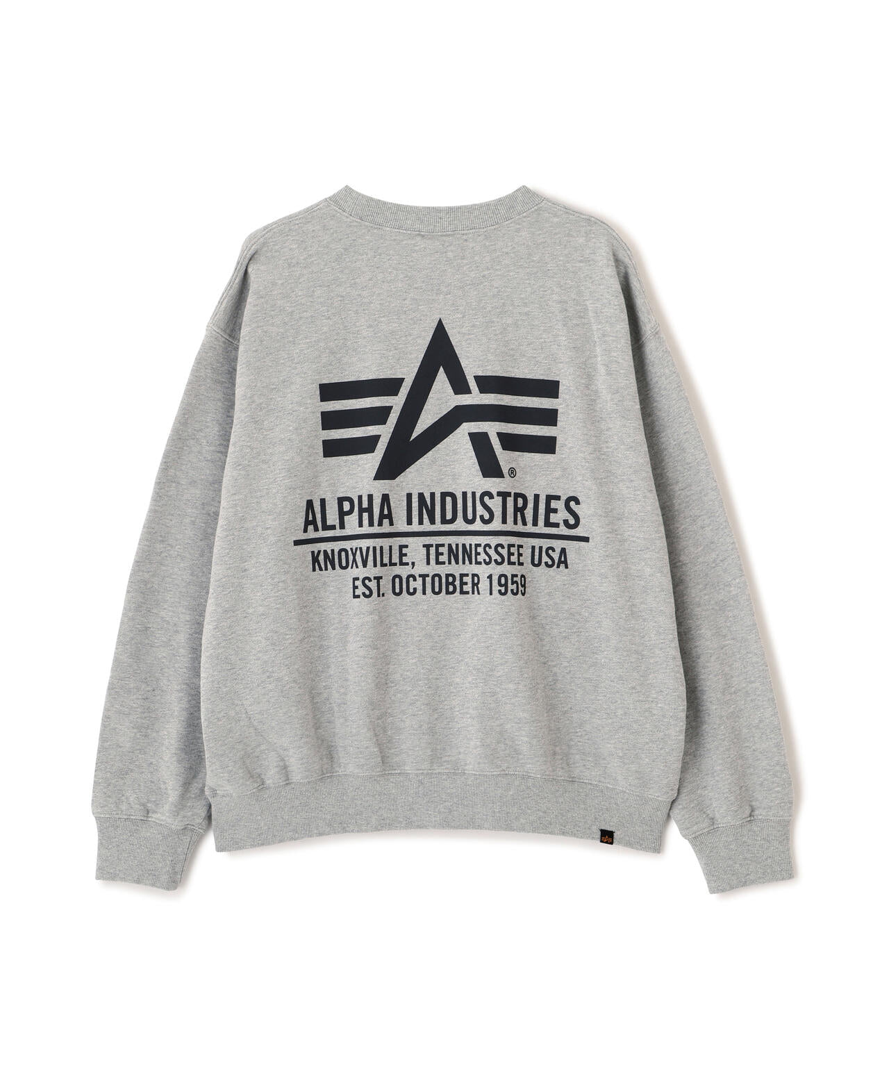 ALPHA RED RIBBON CREW SWEAT