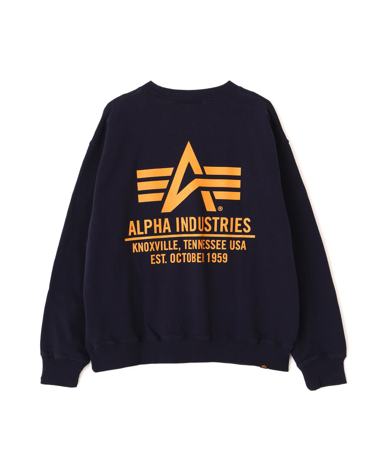 ALPHA RED RIBBON CREW SWEAT